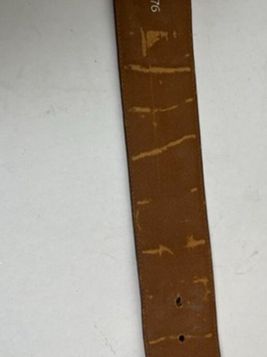 Vintage Linda Allard Brown Italain Calfskin Belt main image 8